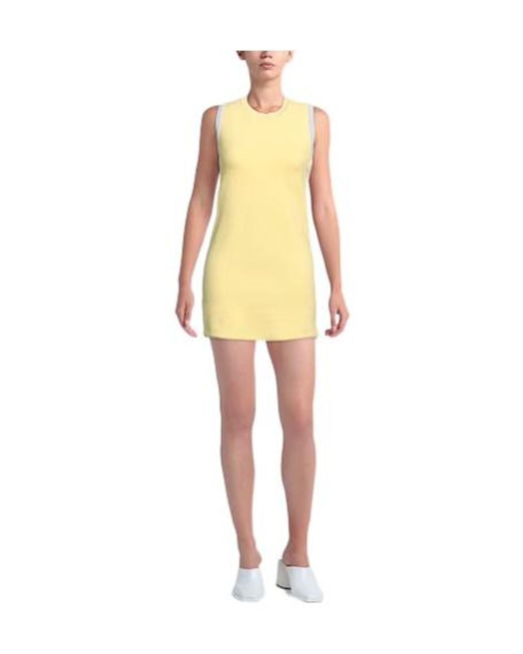 Jacquemus Yellow Two-Tone Bodycon Dress
