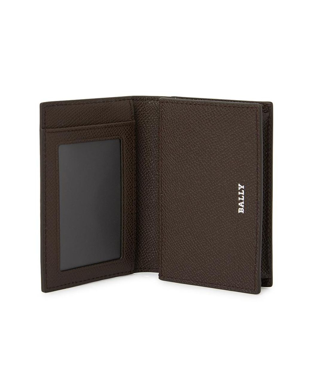 Bally Brown Solid-Colored Wallet for men