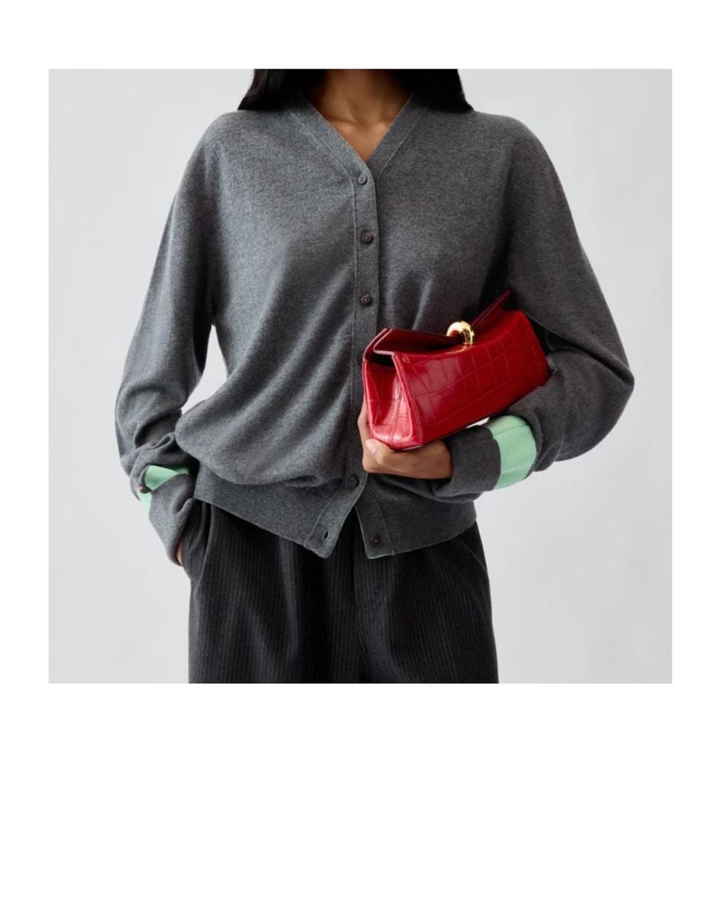 Jacquemus Gray The Pablo Cardigan