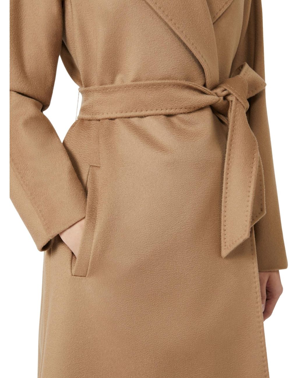 Max Mara Brown Belted Coat