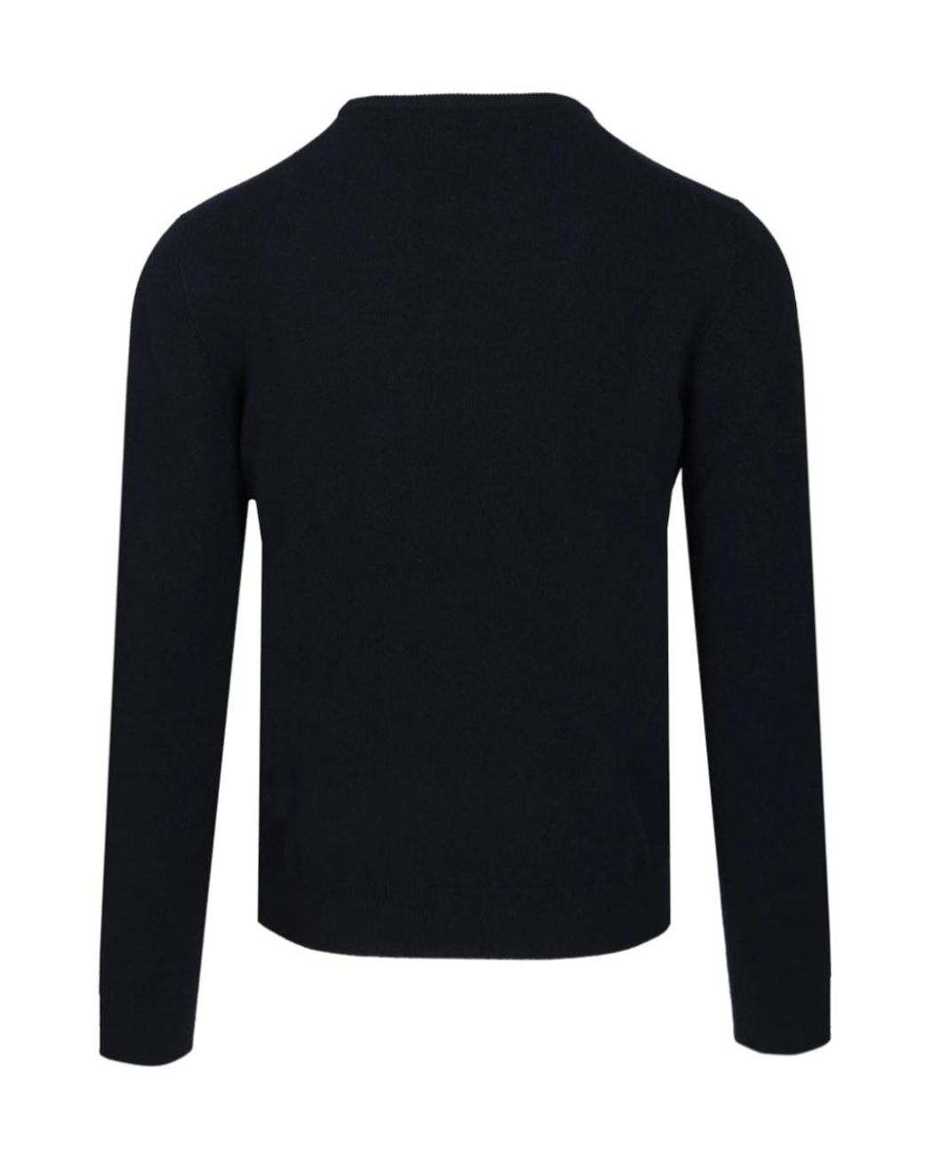 Fedeli Blue Crew-Neck Sweater for men