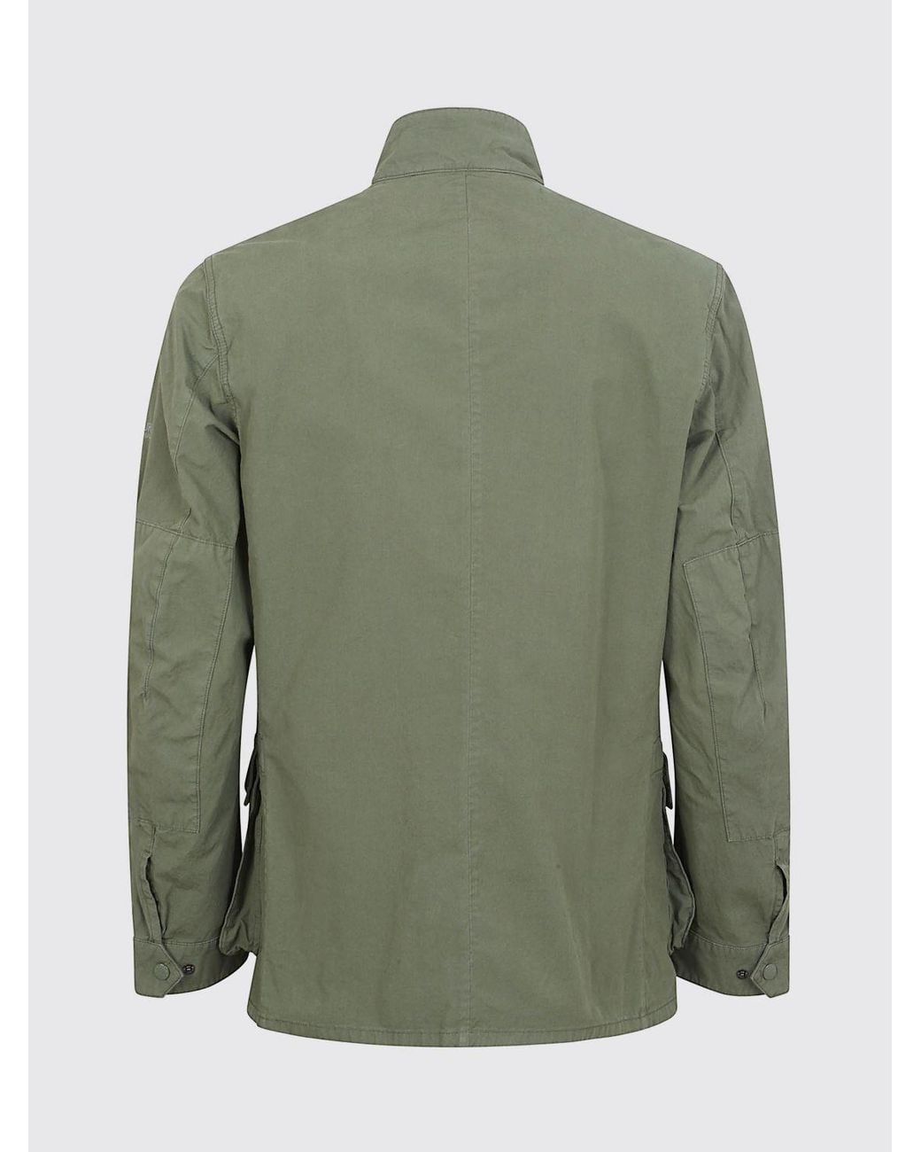 Barbour Green High Neck Pocket Jacket for men