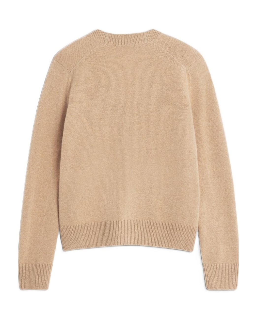 Maison Kitsuné Natural Maison Kitsuné Baby Fox Boxy Cardigan