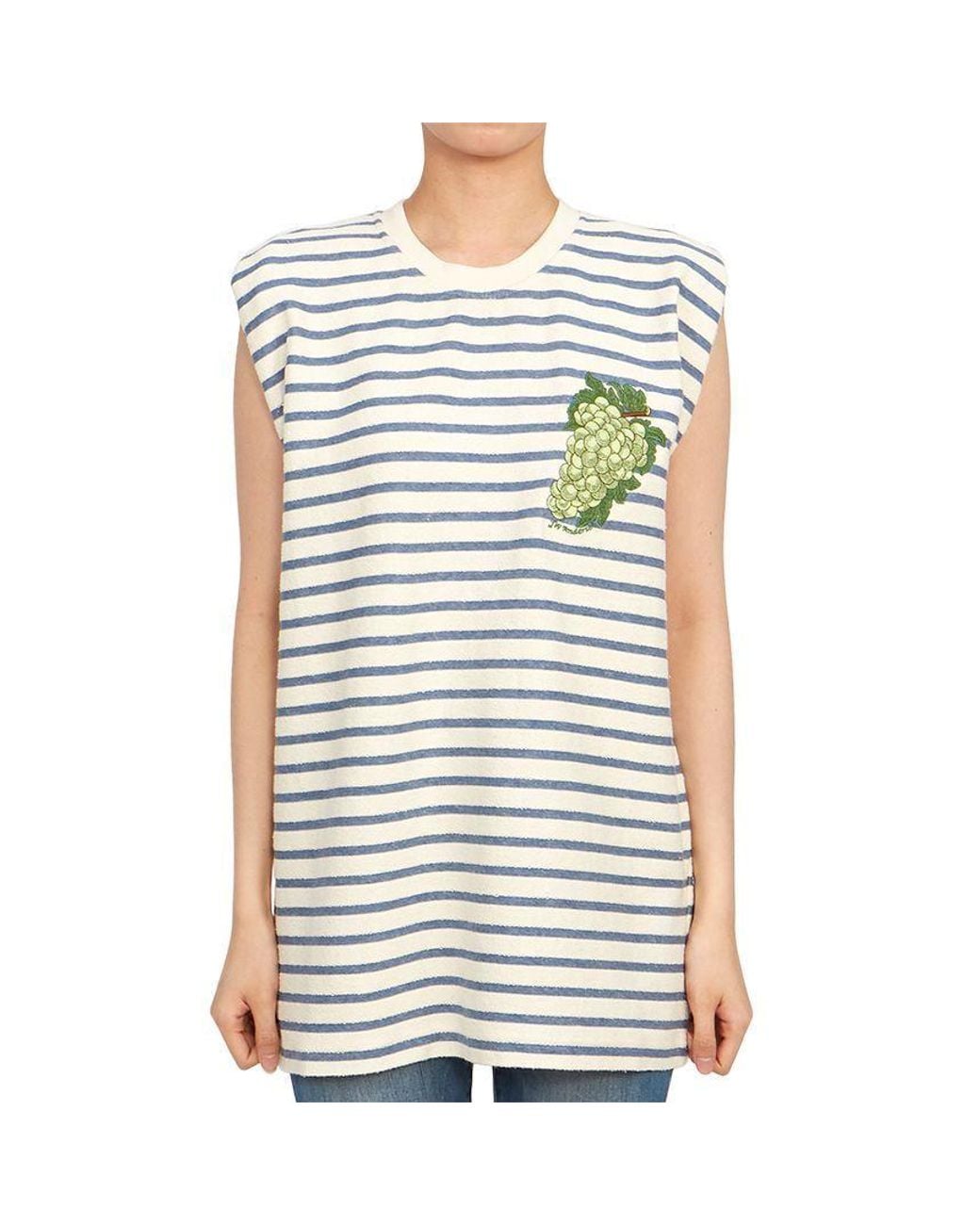 J.W. Anderson Gray Grape Towelling Tank Top