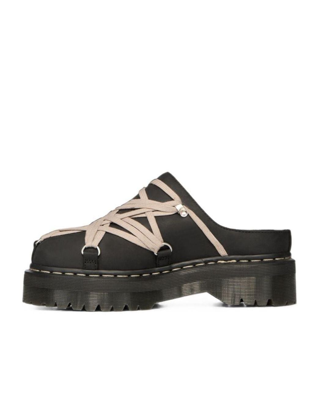 Rick Owens X Dr. Martens Black Dr. Martens X Rick Owens Mules