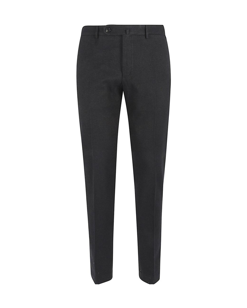 Incotex Black Tailored Wool Pants for men