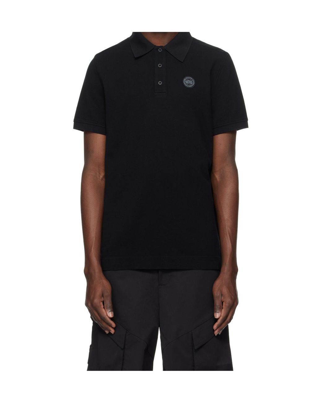 Canada Goose Black Apos;S Beckley Polo Shirt for men