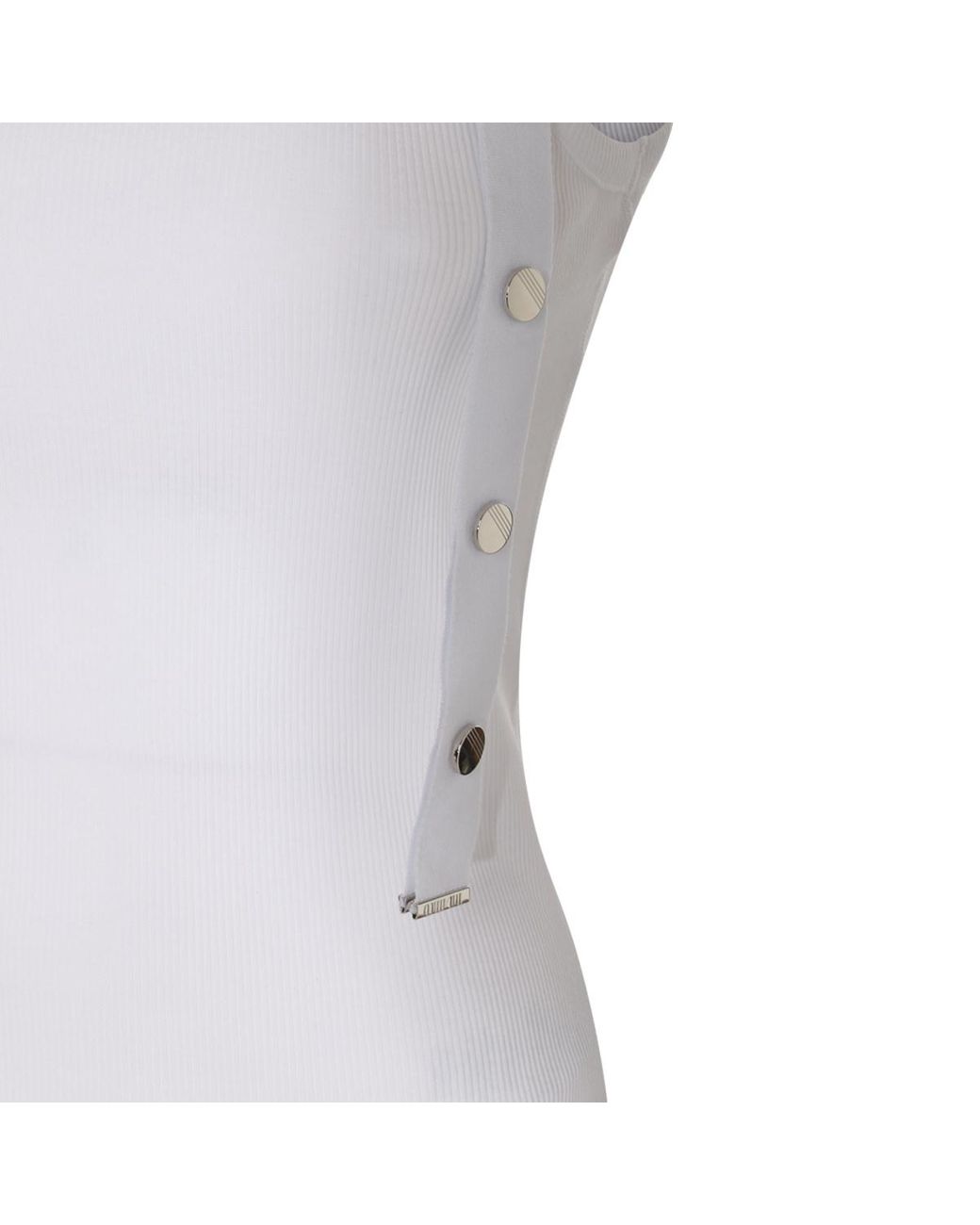 The Attico White Sleeveless Tops