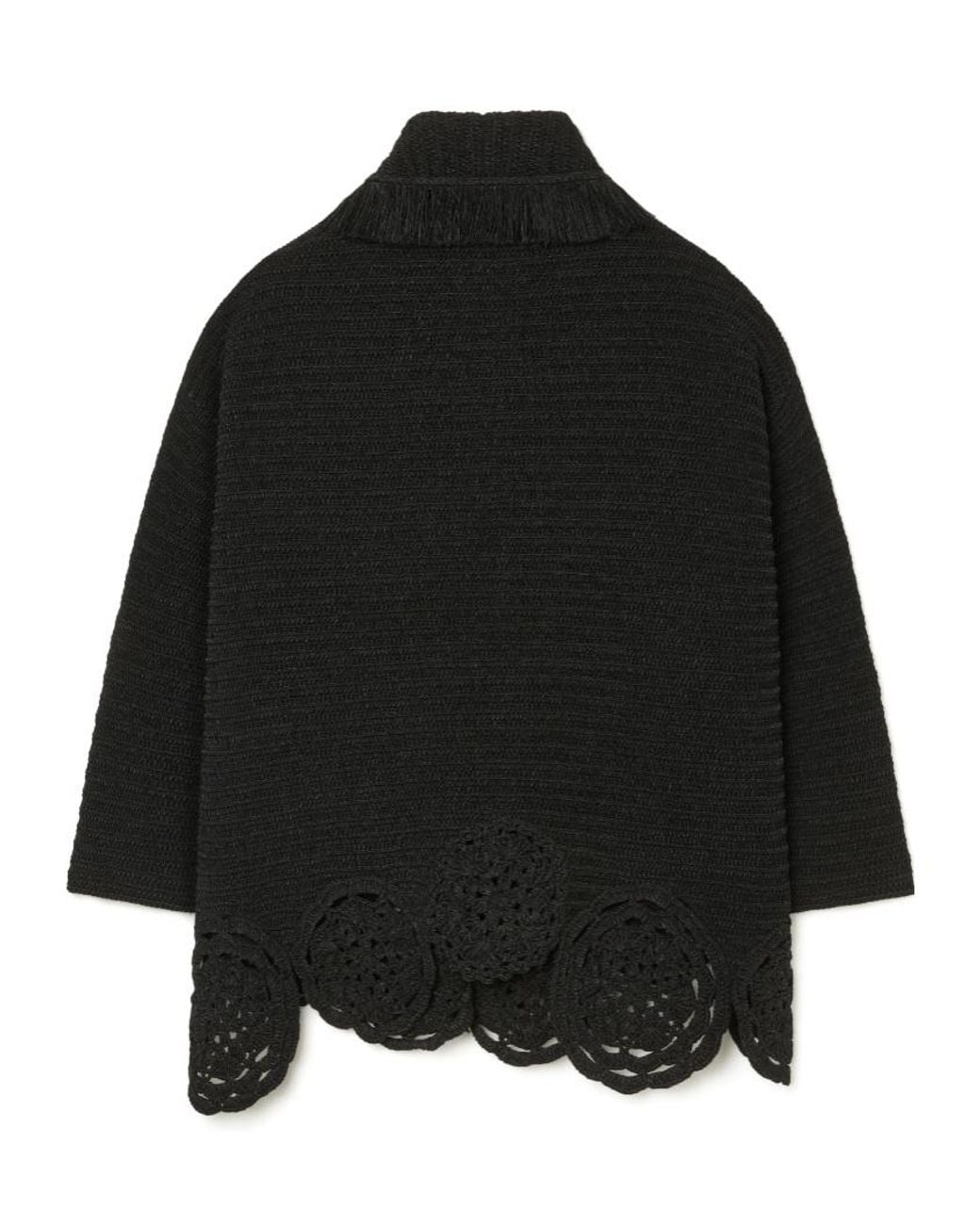 Alanui Black Island Memories Belted Cardigan
