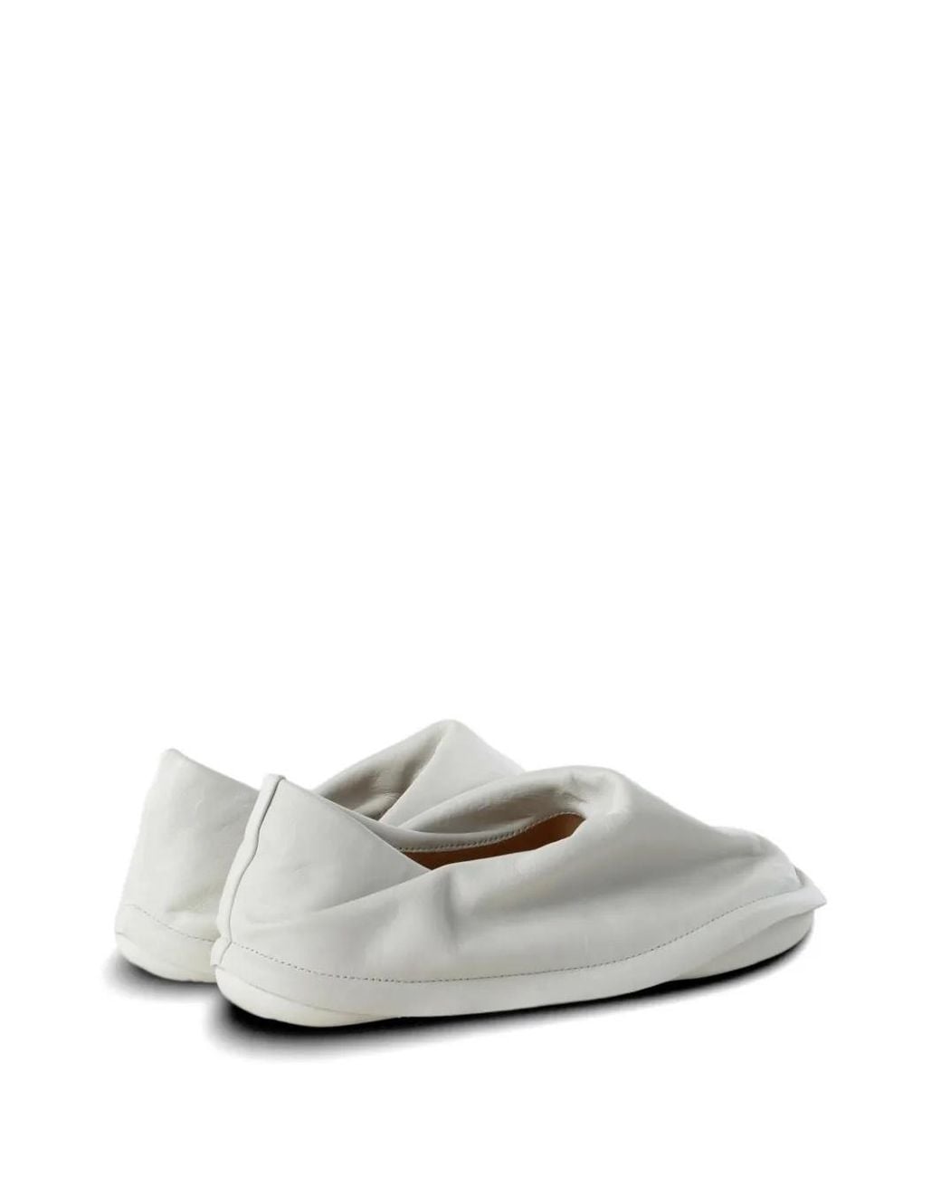 CAMPERLAB Gray Leather Flats