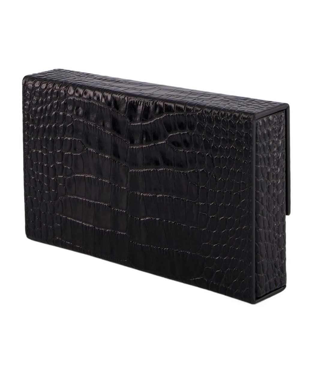 Tom Ford Black Embossed Box Pouch