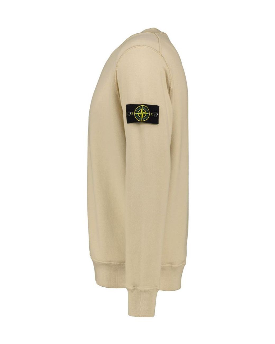 Stone Island Natural Compass-Patch Sweatshirt for men