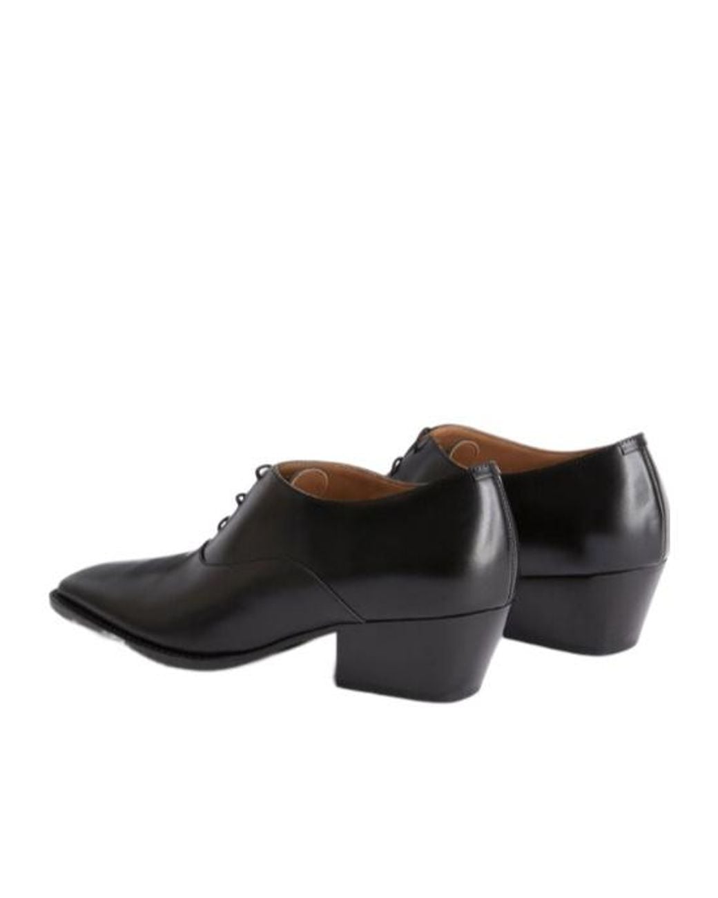 Jil Sander Black Becky Heeled Oxford Shoes