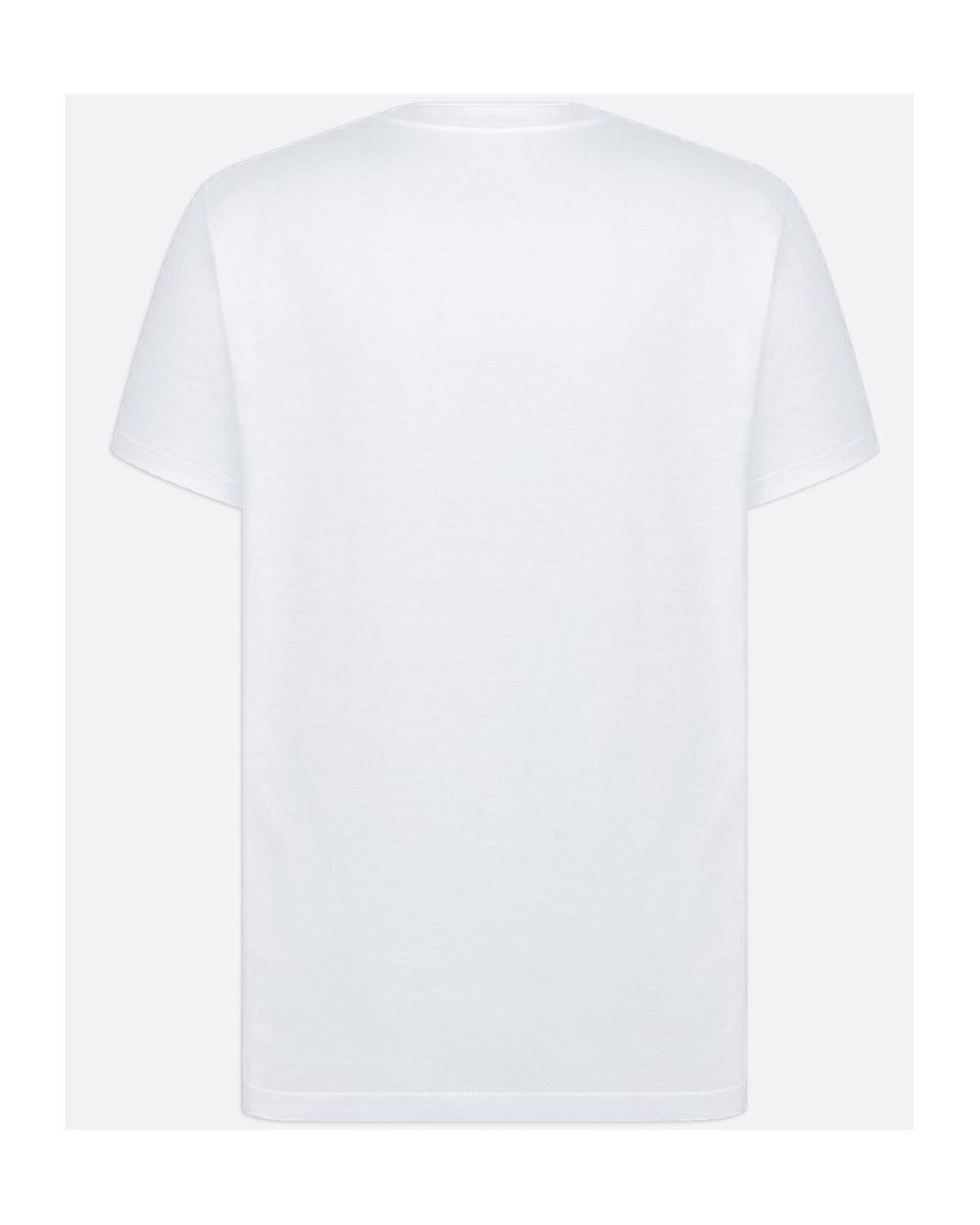Dior Montaigne T-Shirt, Regular Fit in White for Men | Lyst