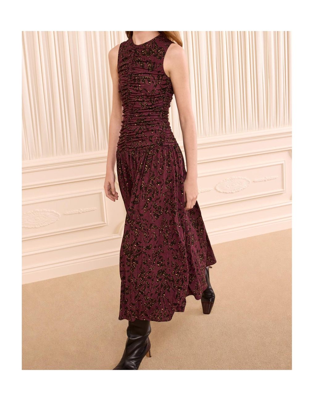 Ulla Johnson Purple Sleeveless Knit Dress