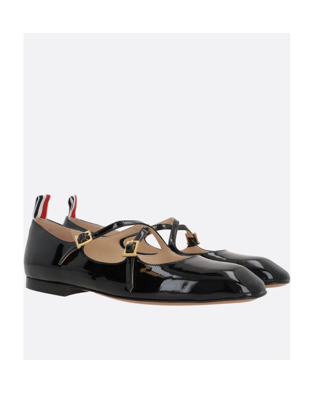 Thom Browne Black Thom John Ballerina Flats
