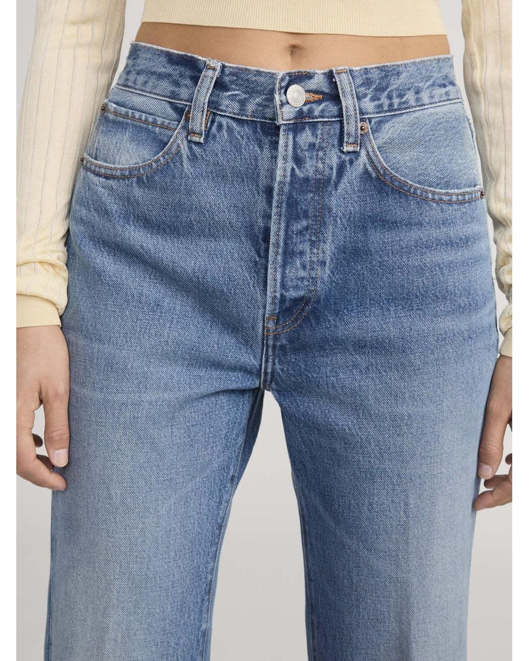 FRAME Blue Le Pixie Lax