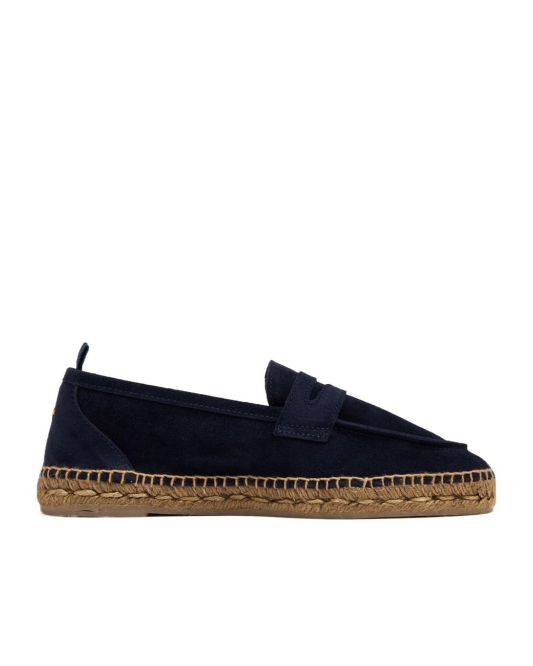 Castaner Blue Castañer Penny Loafer Espadrilles for men