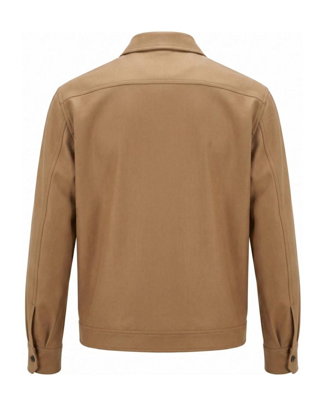 Lardini Brown Button-Up Overshirt for men