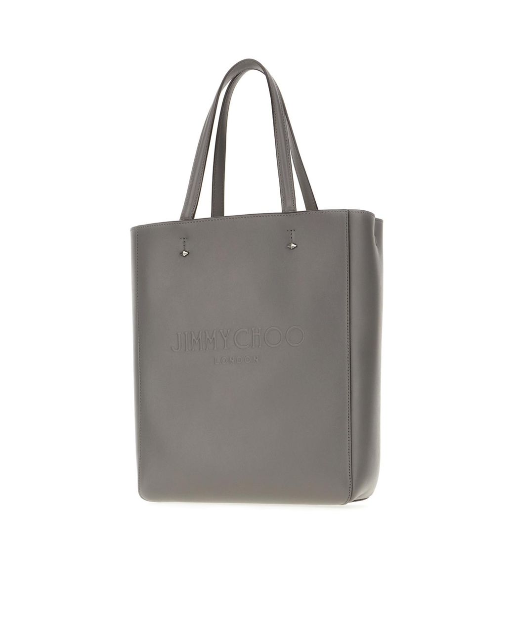 Jimmy Choo Gray Double-Handle Handbag for men
