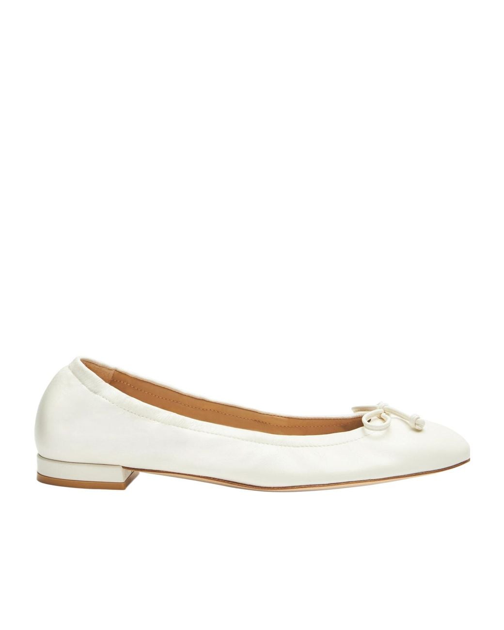 Stuart Weitzman Natural Bria Ballet Flats