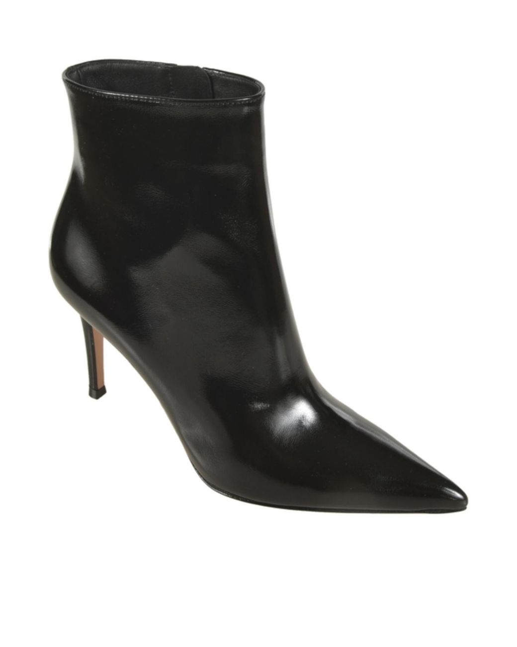 Gianvito Rossi Black 85Mm Pointed-Toe Stiletto Boots