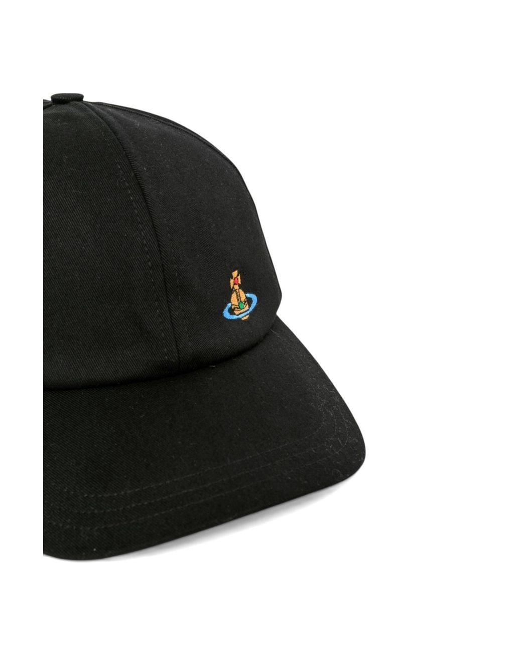 Vivienne Westwood Black Logo Baseball Cap