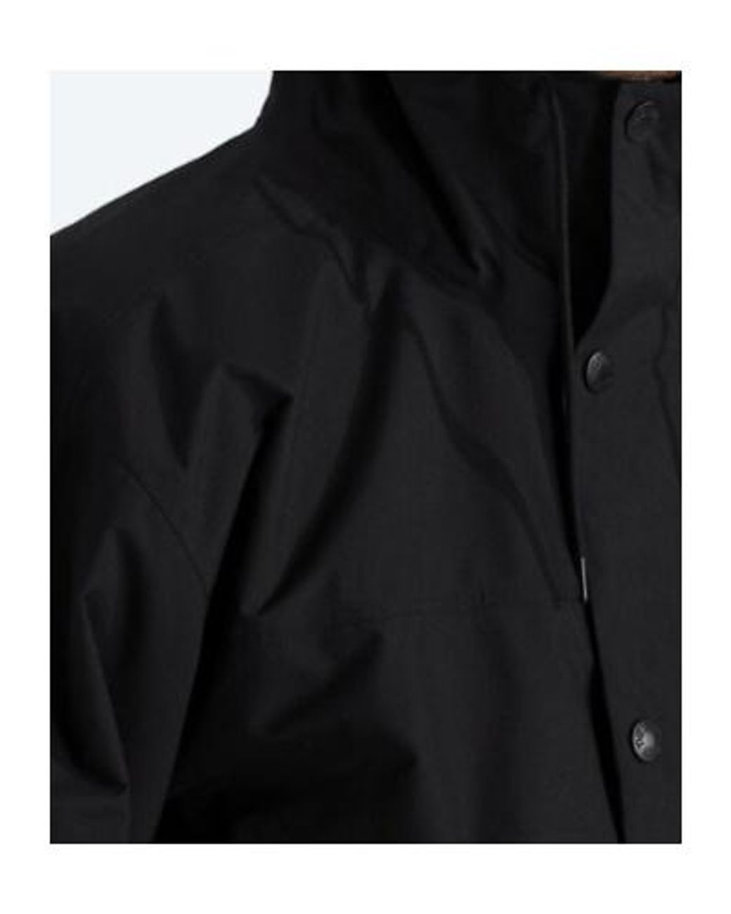 The North Face Black Reign On Hooded Rain Jacket for men