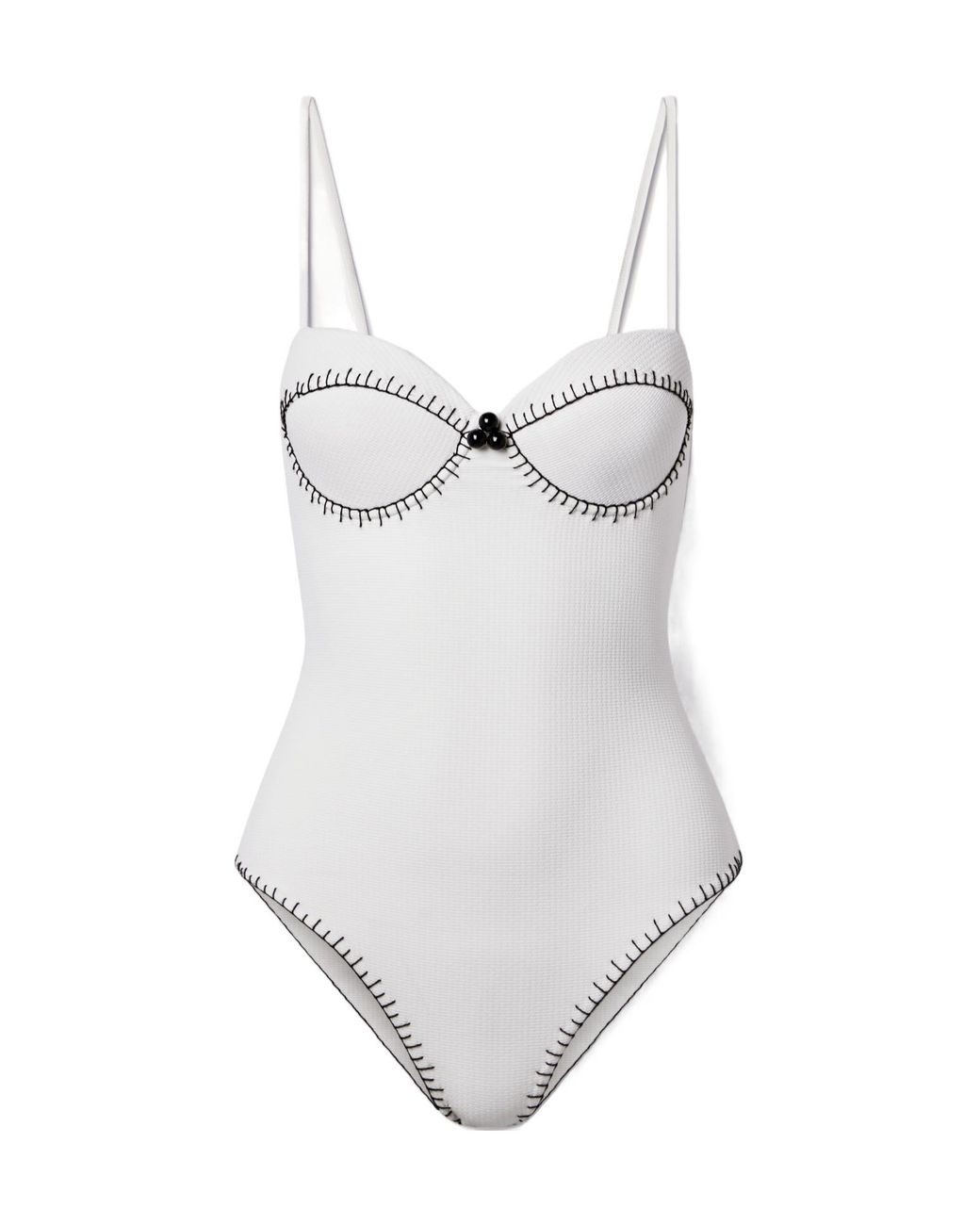 Marysia Swim White Casual One-Piece Swimsuit