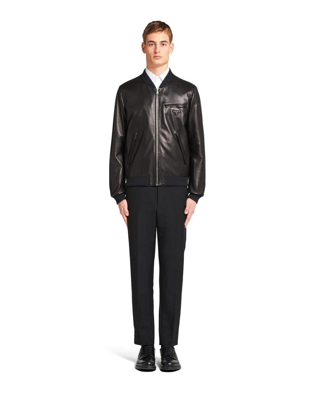 Prada Black Reversible Bomber Jacket for men