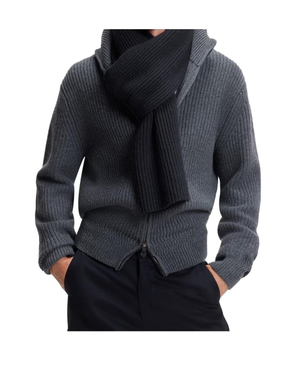 Boss Black Hbb Hero Knitted Scarf for men