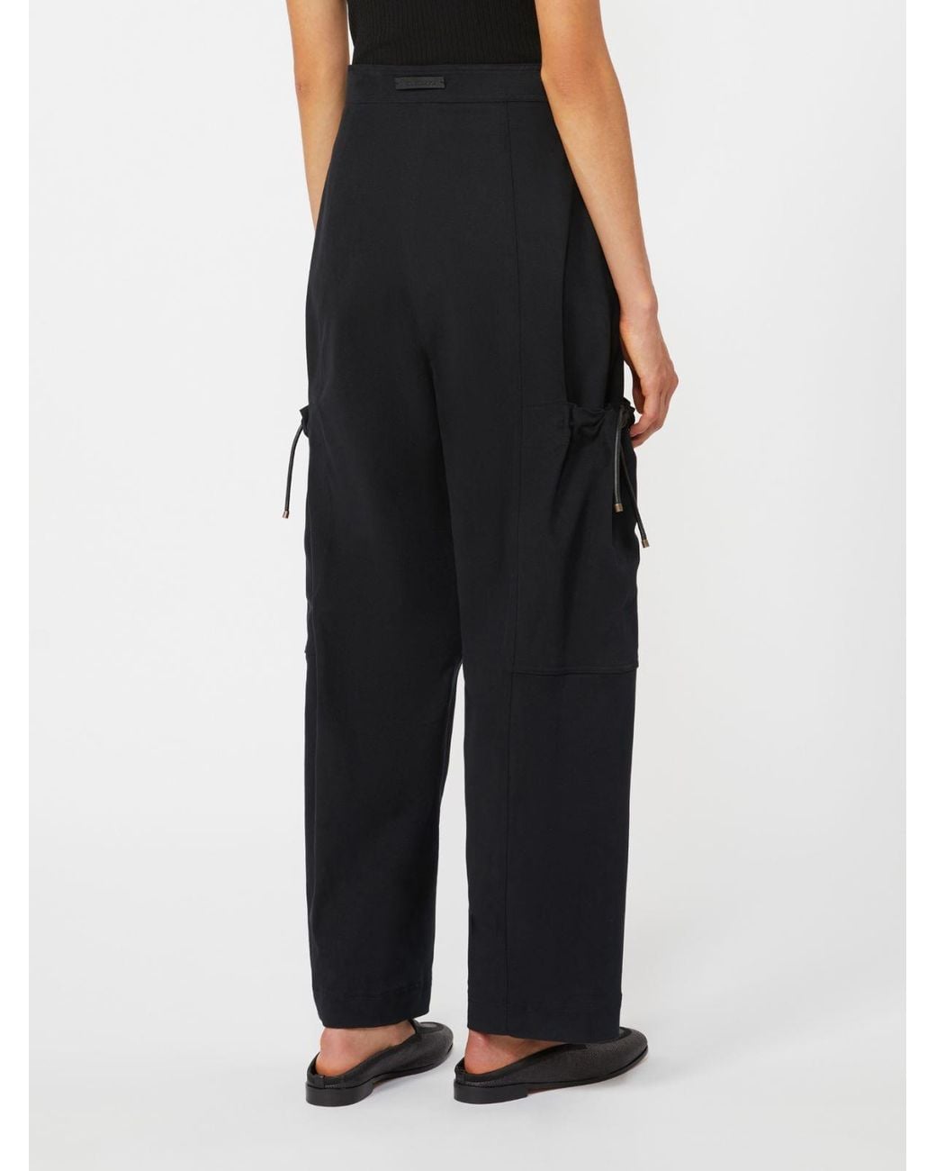 Max Mara Black Lepre Cargo Pants