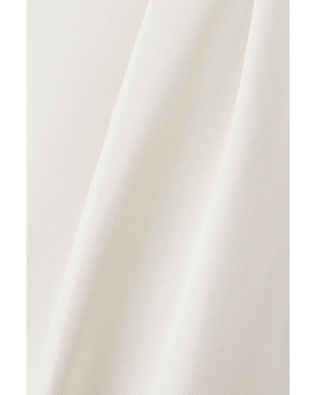 Max Mara White Zinnia Pleat Detailed High Waist Pants