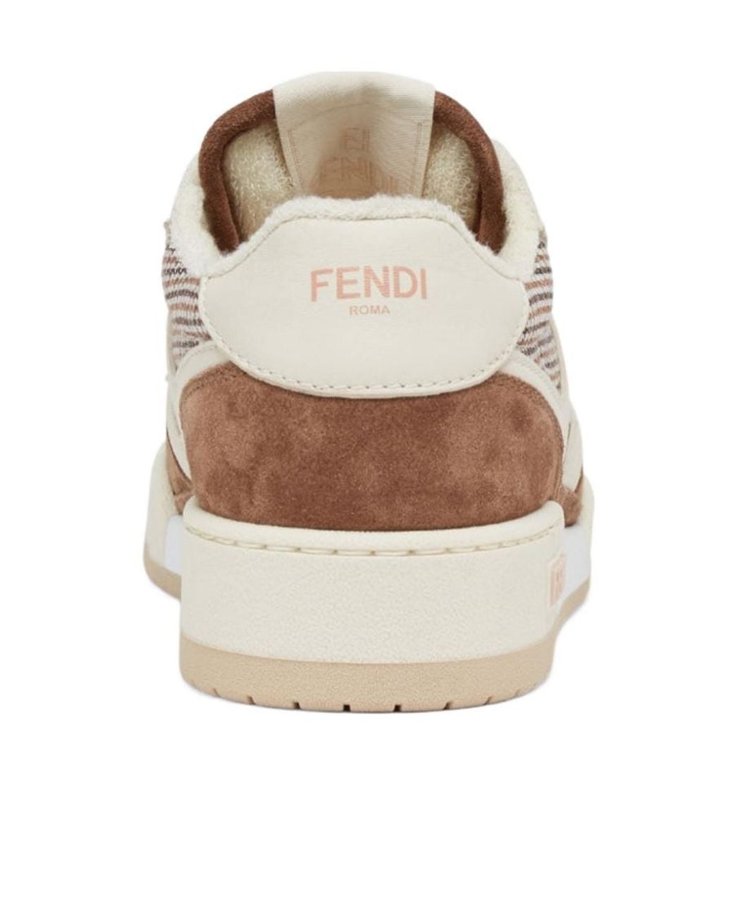 Fendi Pink Suede Low-Tops