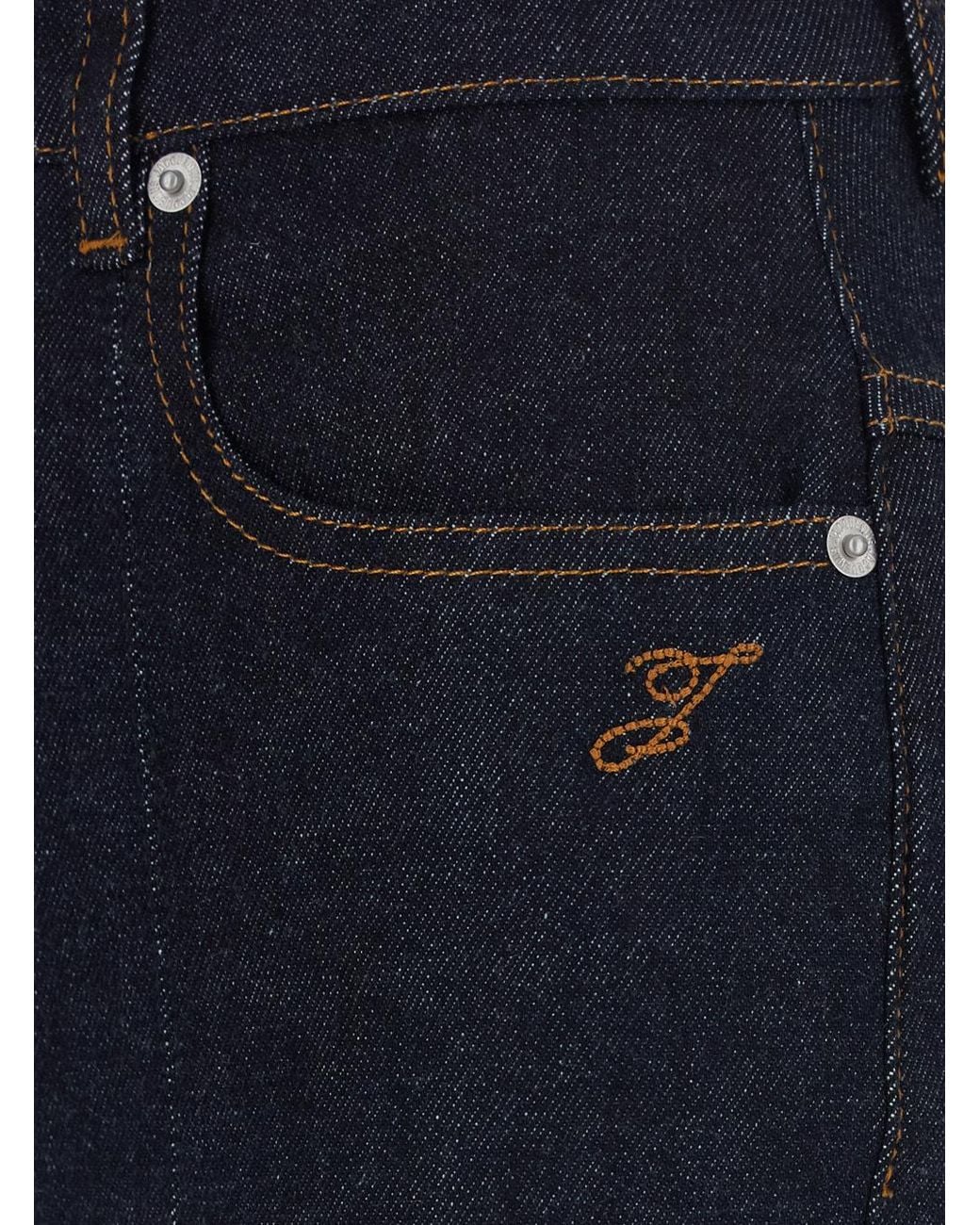 Jacquemus Blue Le De Nimes Capri Denim Jeans