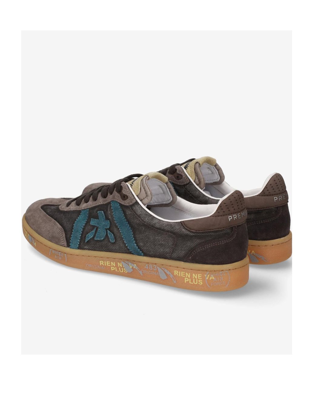 Premiata Blue Low-Top Sneakers for men