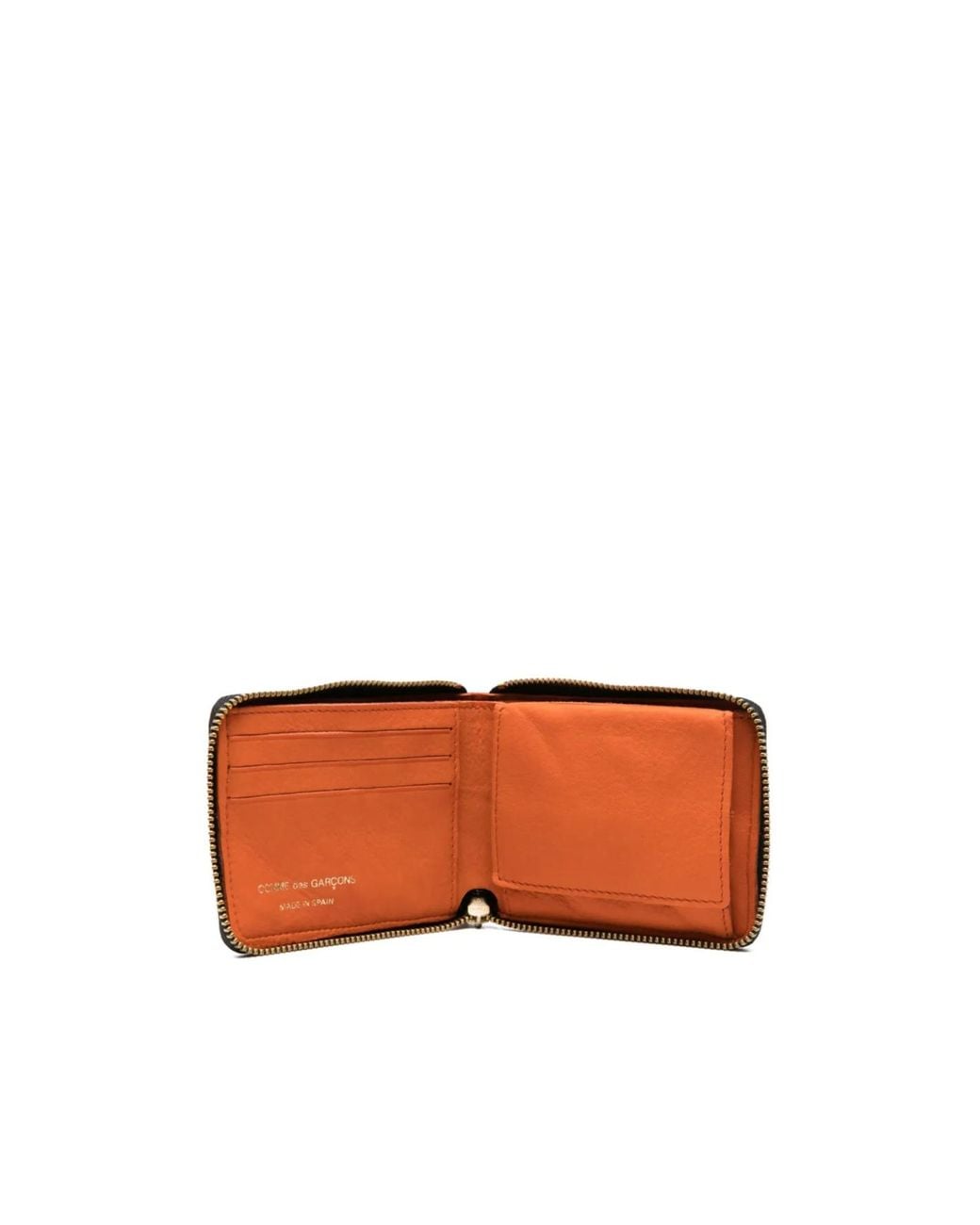 Comme des Garçons Orange Zip Wallet for men