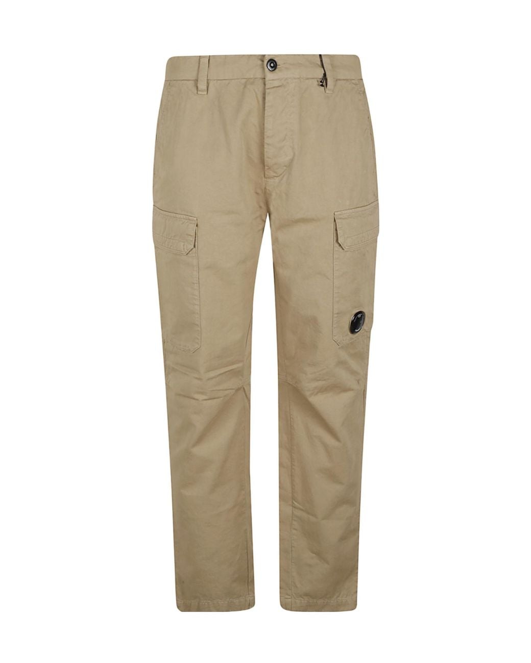 C P Company Natural Straight-Leg Casual Trousers for men