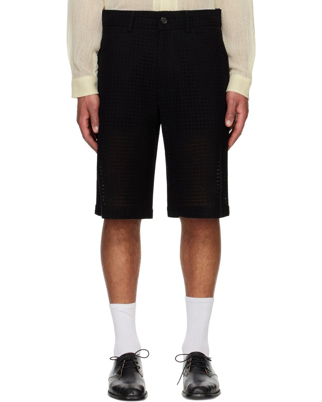 Séfr Black Marlo Shorts for men