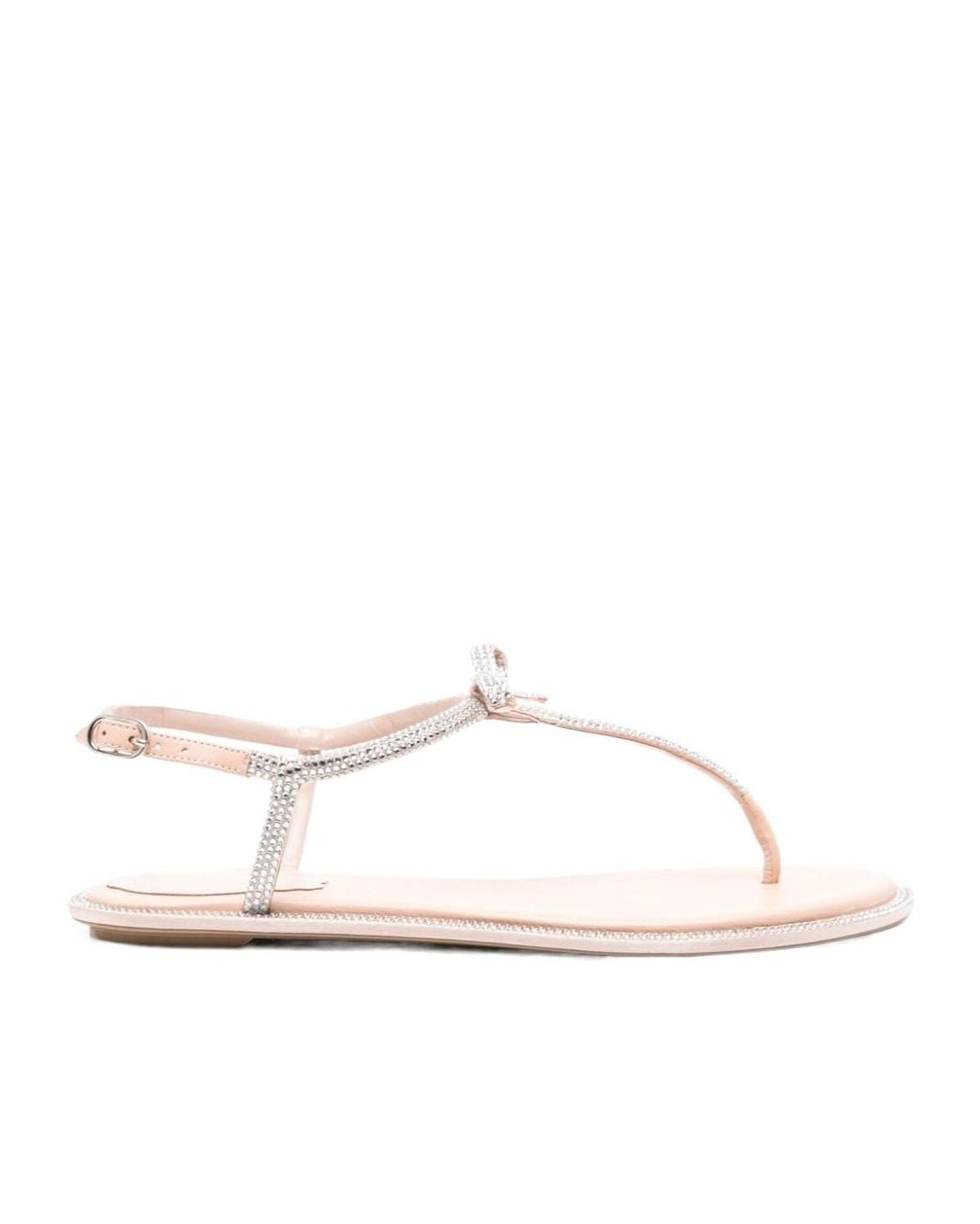 Rene Caovilla White Caterina Sandals