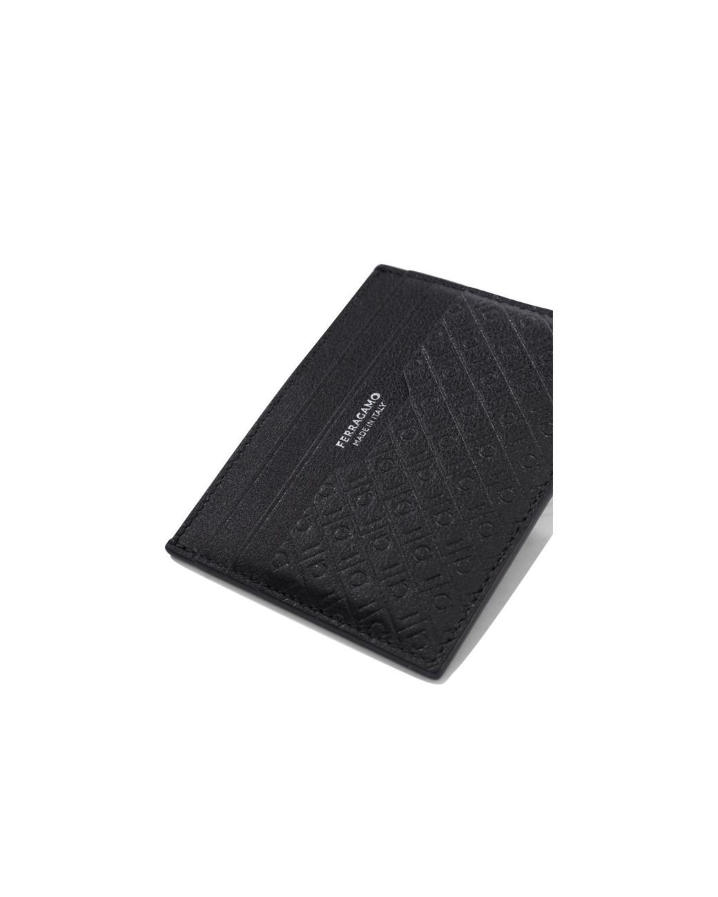 Ferragamo Black Square Clip for men