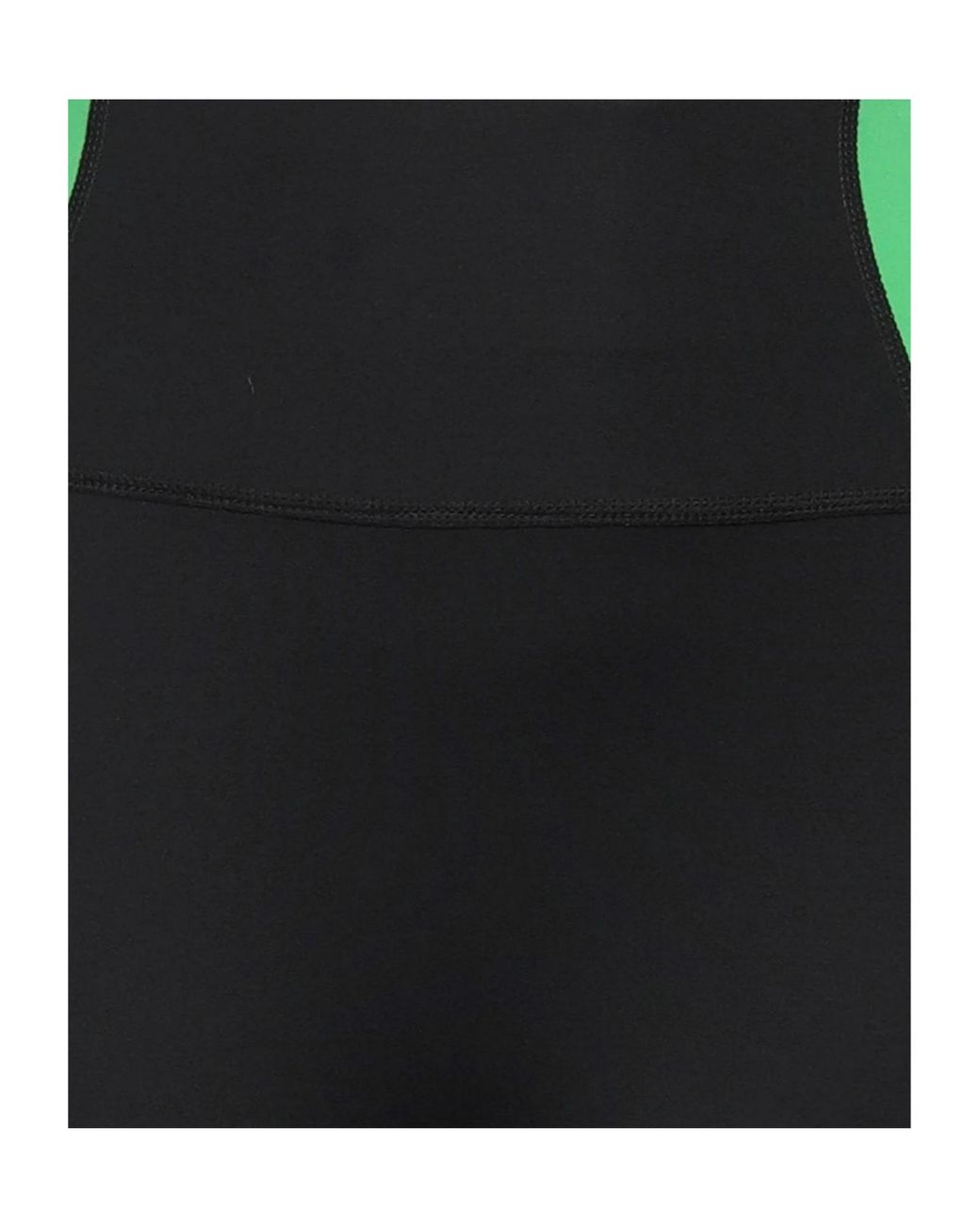 Ganni Black Two-Color Sports Leggings