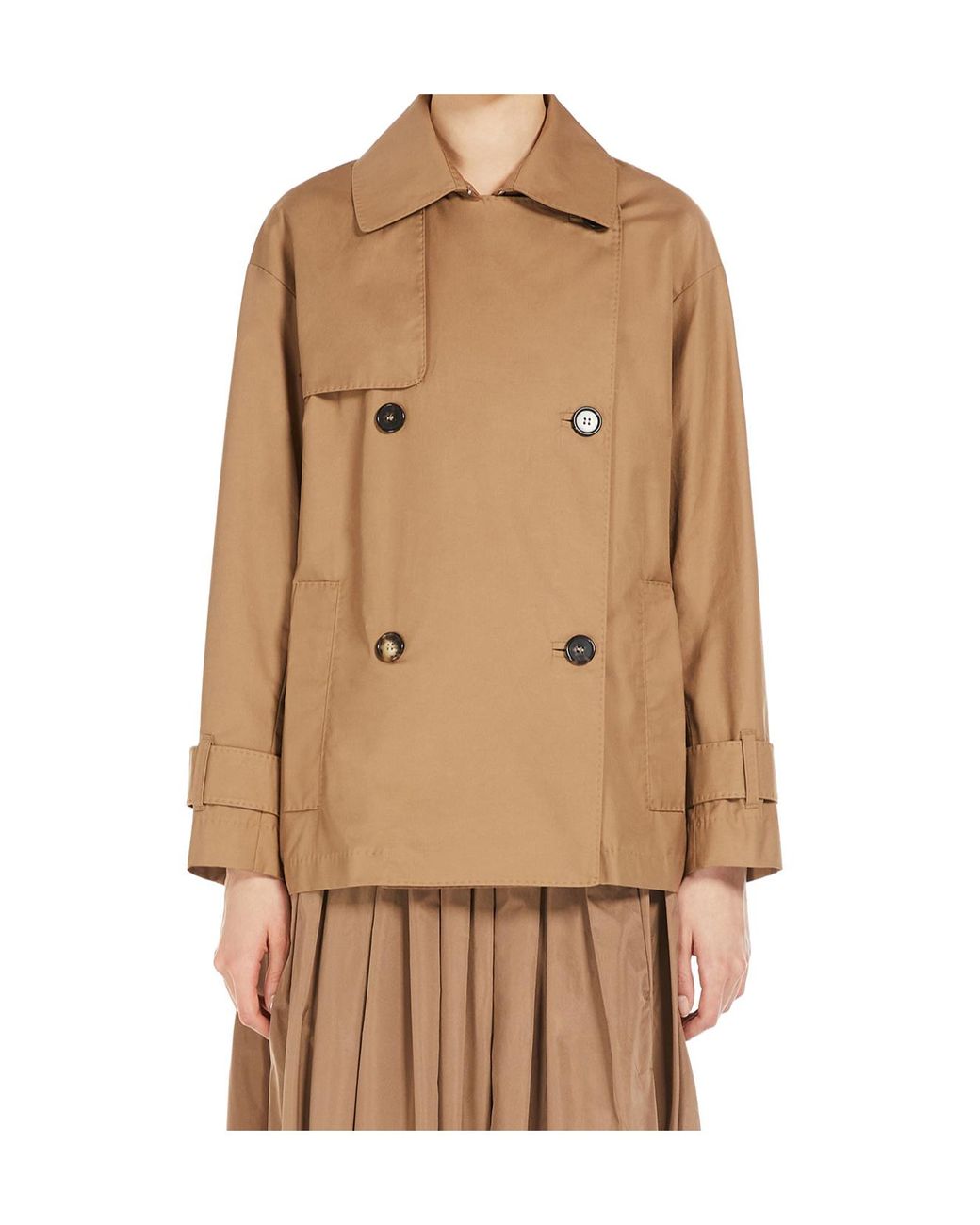 Max Mara Natural The Cube Zeno Double-Breasted Coat