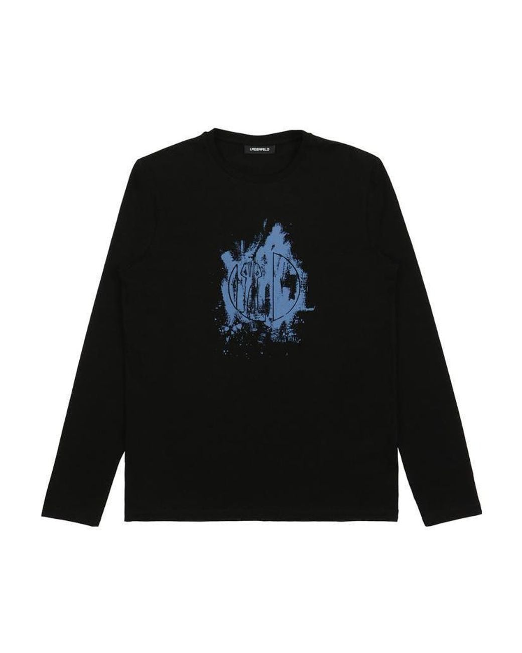 Karl Lagerfeld Black Printed T-Shirt for men