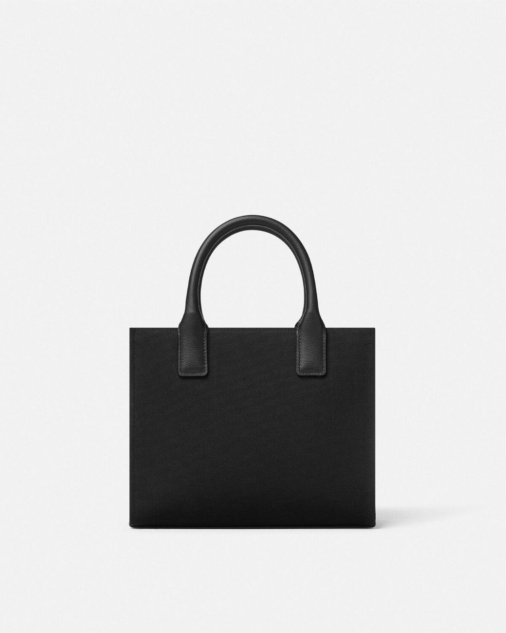 Versace Black La Medusa Mini Shopping Bag