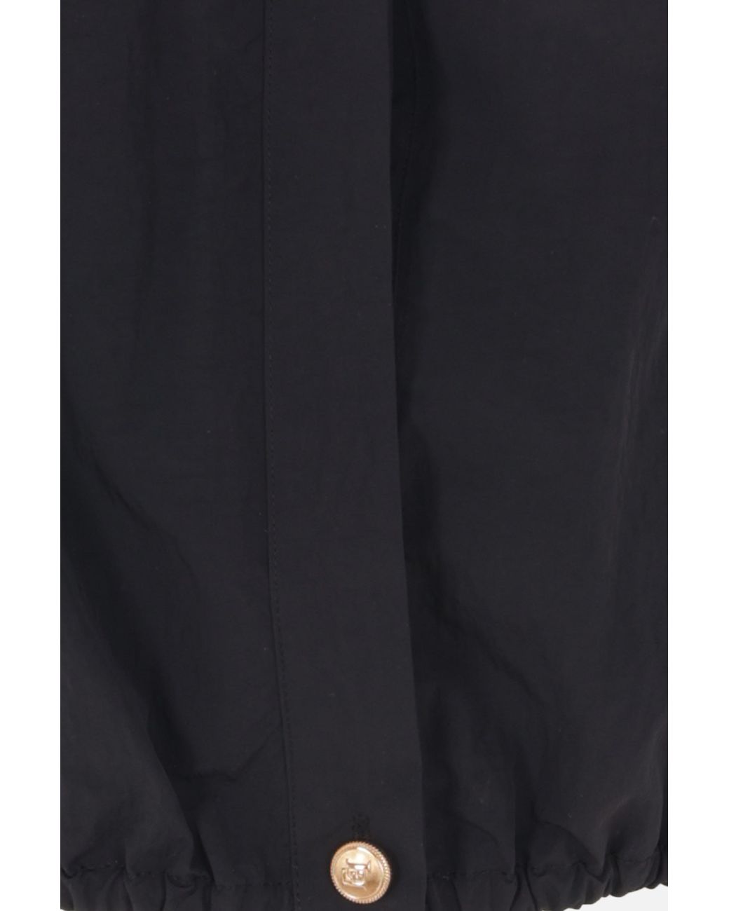 Elisabetta Franchi Blue Structured-Collared Cropped Shirt With Gathered Hem