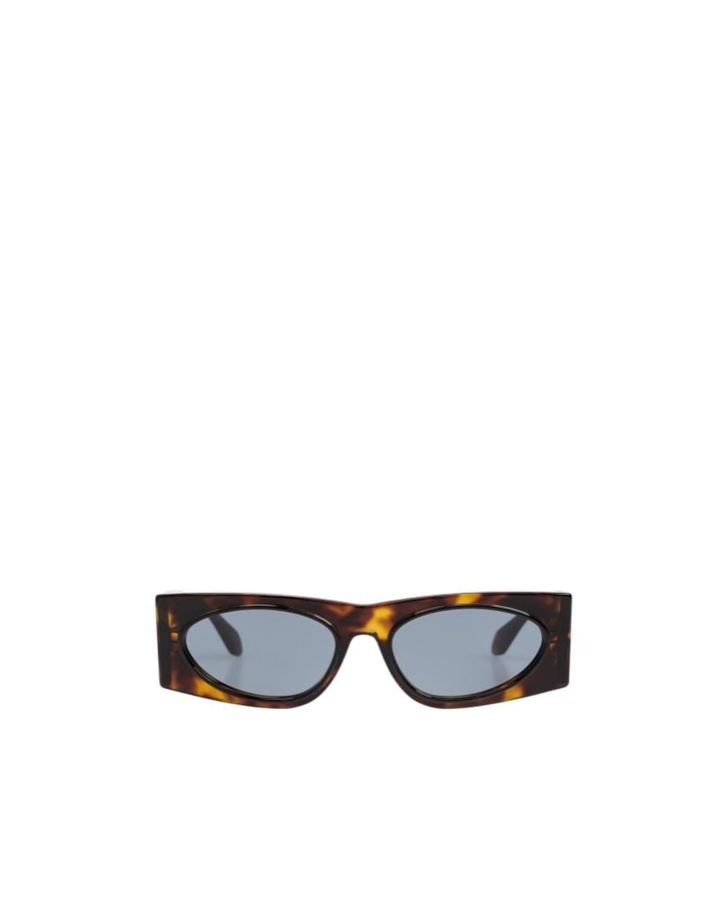 Alaïa White Alaïa Rectangular Cat-Eye Sunglasses