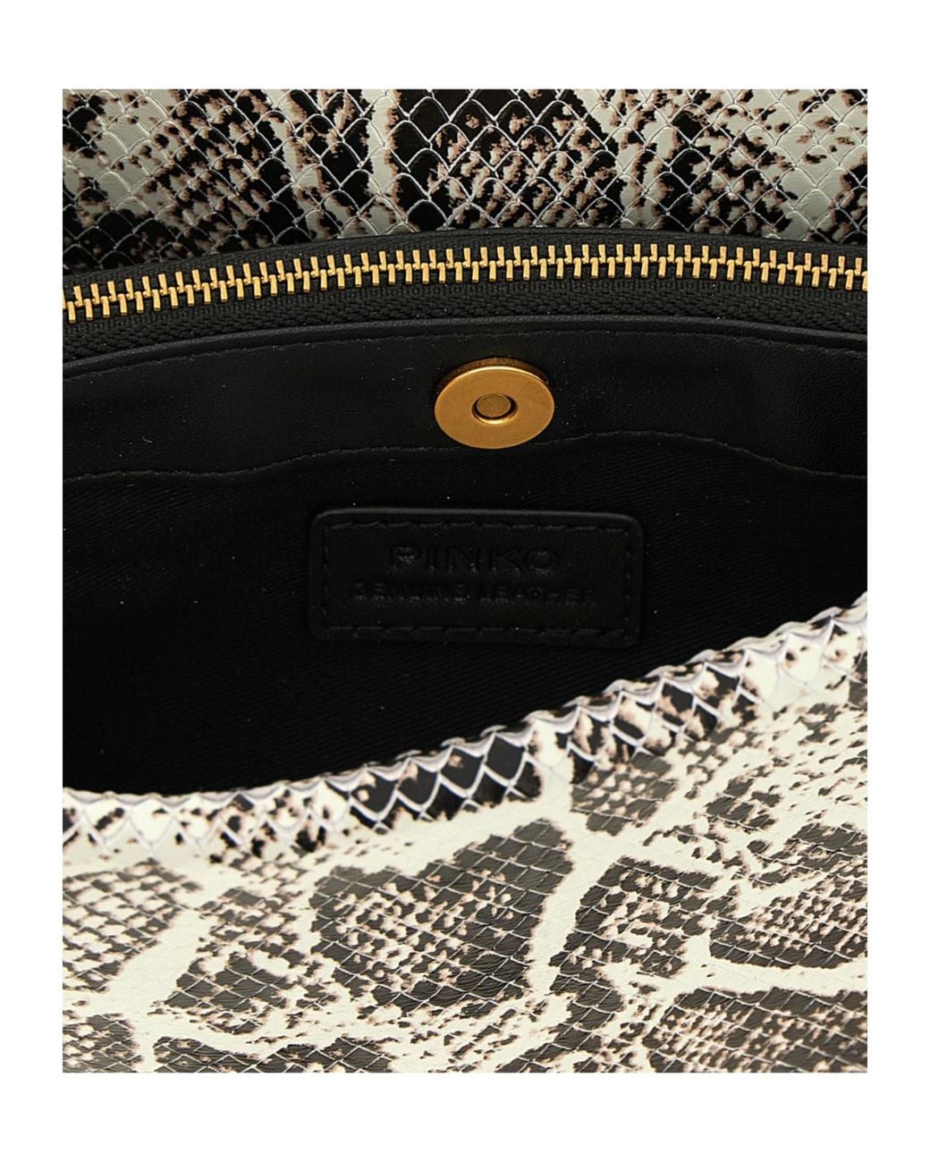 Pinko Multicolor Logo Plaque Printed Crossbody Bag