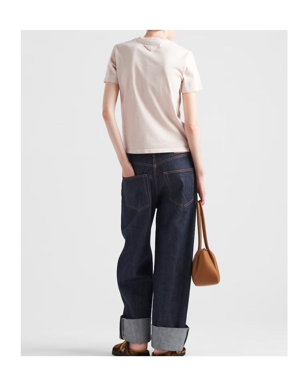 Prada White Jersey T-Shirt