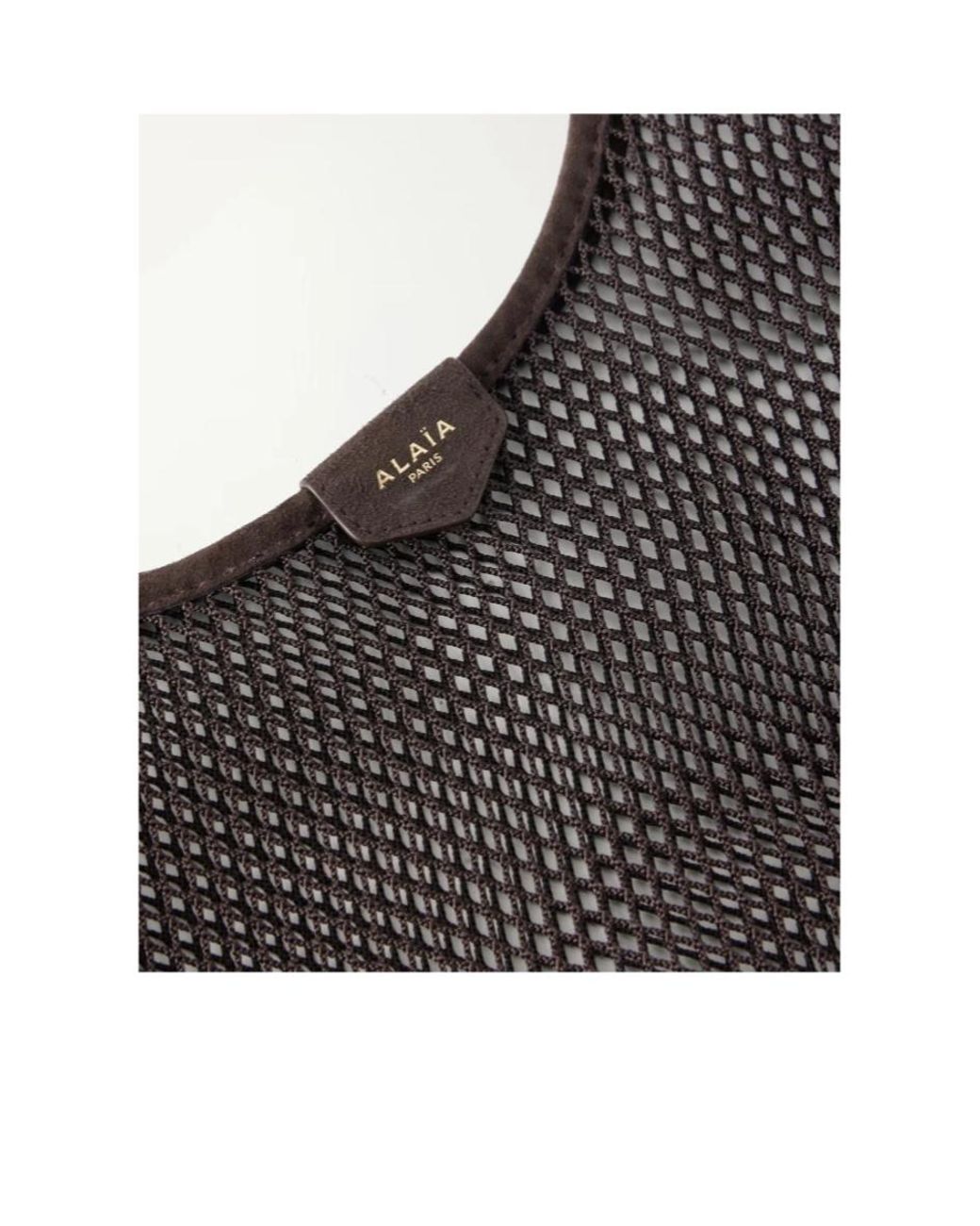 Alaïa Black Alaïa One Piece Mesh Tote Bag